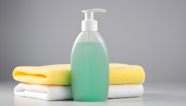 liquid soap in a bottle