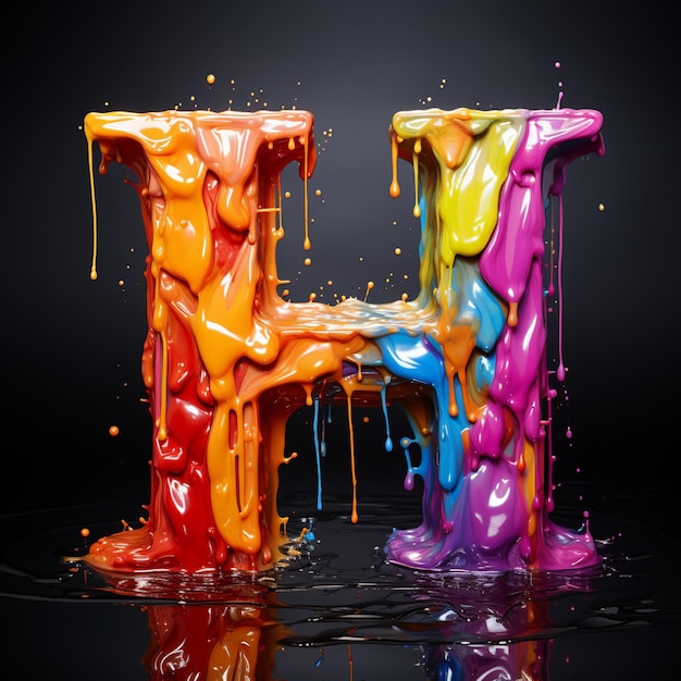 Liquid Splash Alphabet