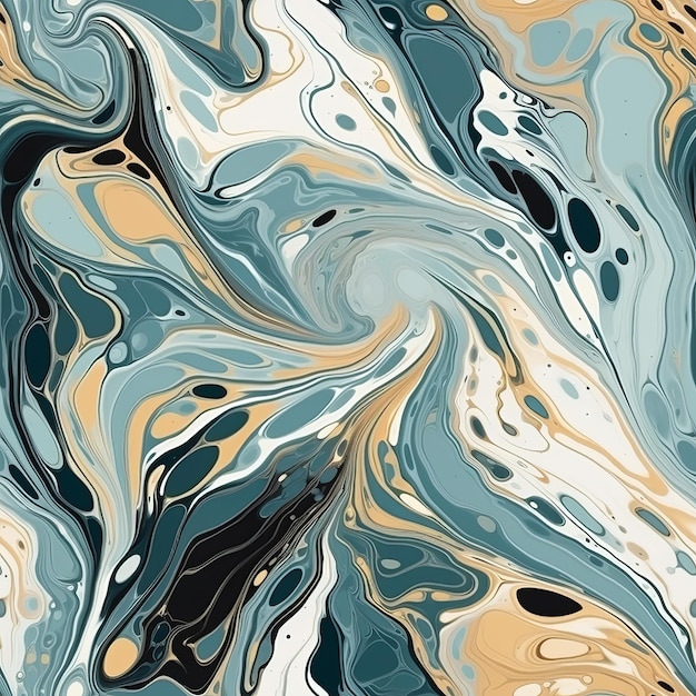 Liquid theoretical marble organize portray for print and organize Seamless pattern