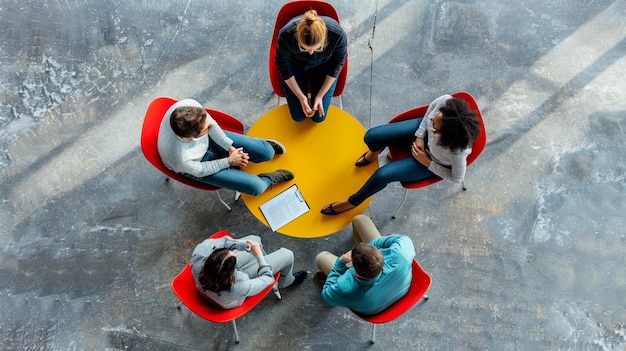 Photo listening and constructive feedback among participants in small group deliberations