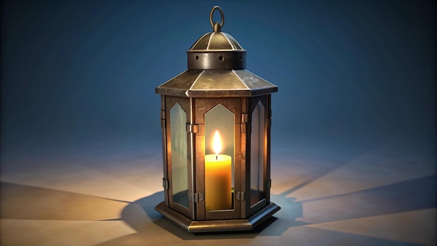 a lit lantern with a candle inside of it that says quot the candle is lit quot