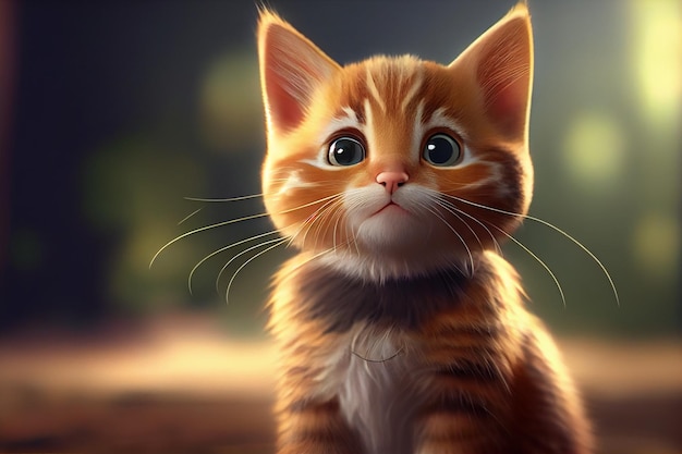 Little cute kittengenerative ai