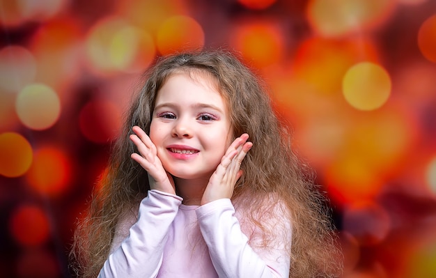 Little Girl Smiling and posing