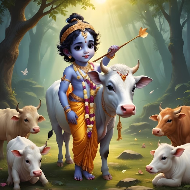 Photo little lord krishna