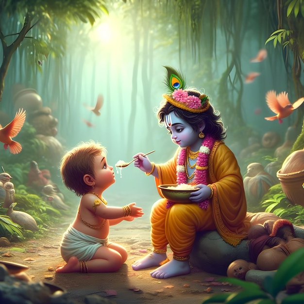 Little Radha Krishna