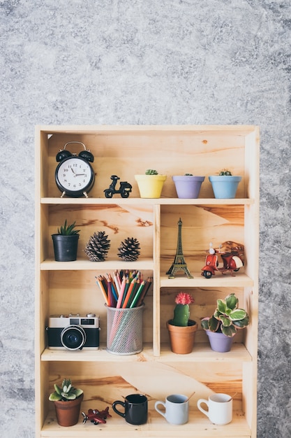 Little tree in little pot, plant decoration in home or office