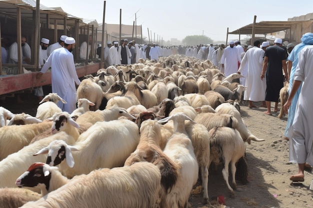 Livestock market gets ready for Eid alAdha