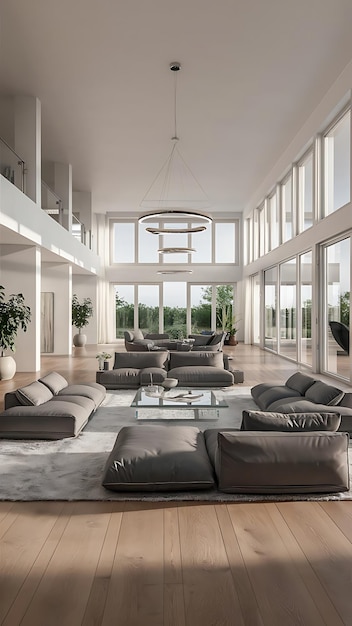 Living room interior of modern home