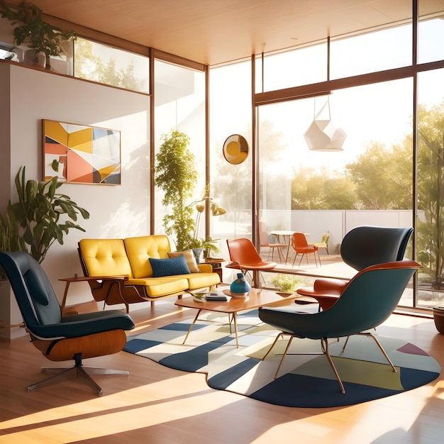 a living room with a couch coffee table and a window