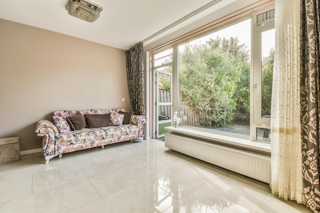 Living room with dining area