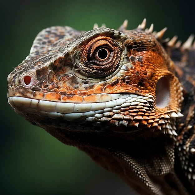 lizard close eye macro photography