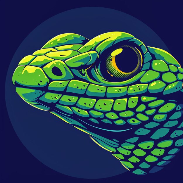 Photo lizard colorful mascot logo design isolated reptile