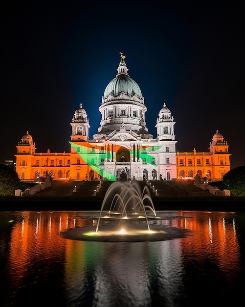 llustration of victoria memorial from Kolkata