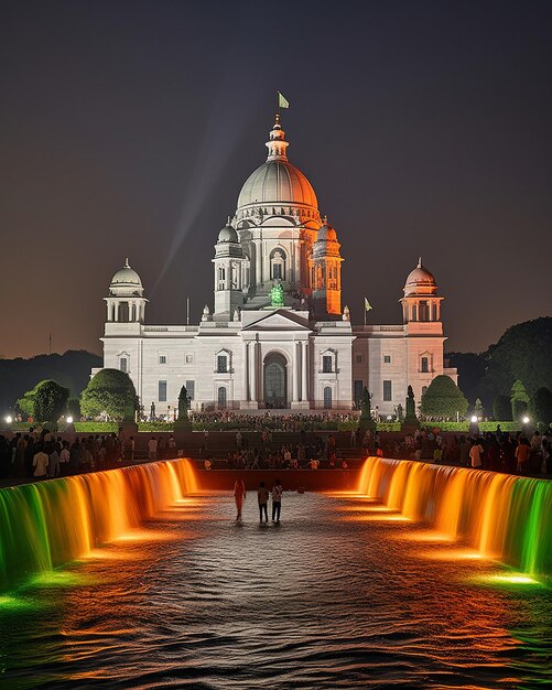 llustration of victoria memorial from Kolkata