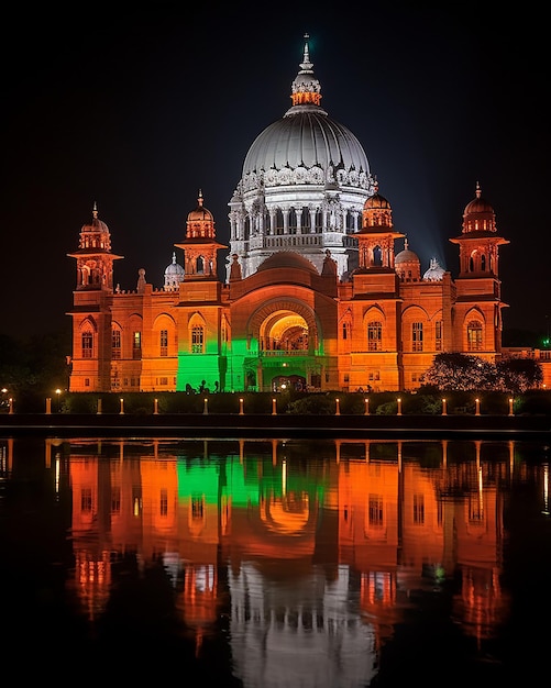 llustration of victoria memorial from Kolkata