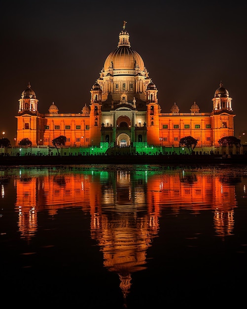 llustration of victoria memorial from Kolkata