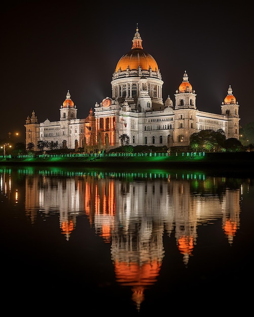 llustration of victoria memorial from Kolkata