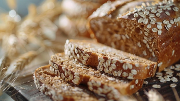 A loaf of bread with sesame seeds on top