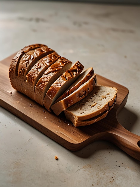 a loaf of bread with the word bread on it