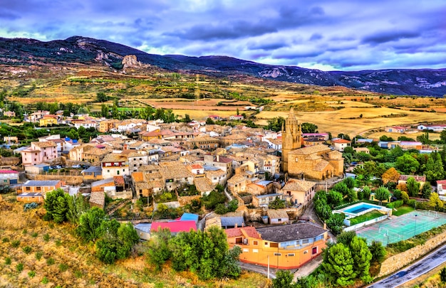 Loarre town with its Castle. Huesca Province - Aragon, Spain