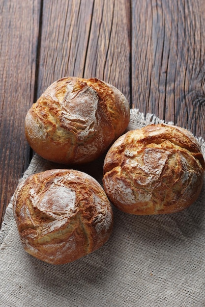 Loaves of small bread