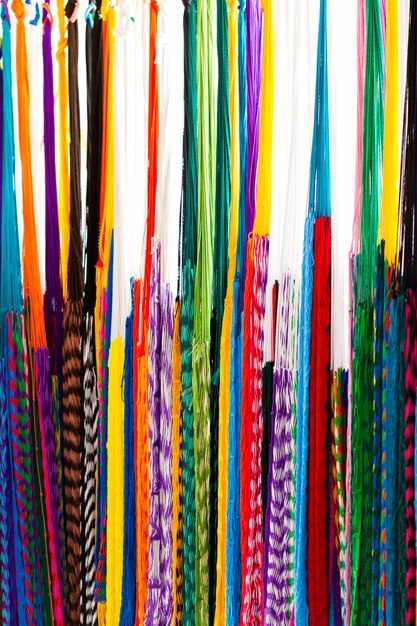 Local craft at souvenir market in Cancun, Mexico.