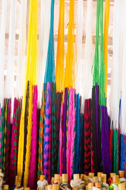 Local craft at souvenir market in Cancun, Mexico.