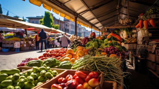 Local Inspirations and Fresh Crops MarketThe Summit of Freshness and Naturalness Market Place