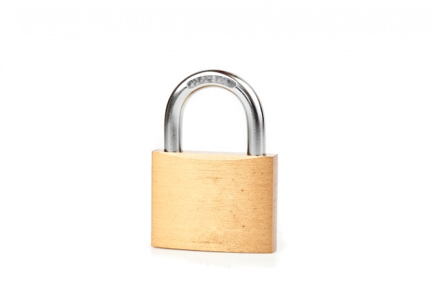 Locked padlock