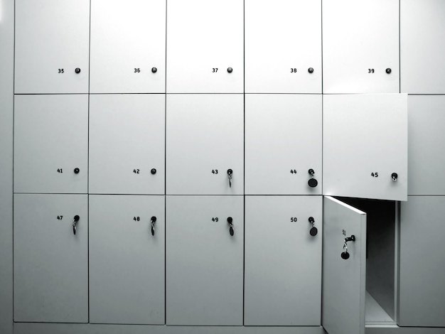 Lockers or cabinets