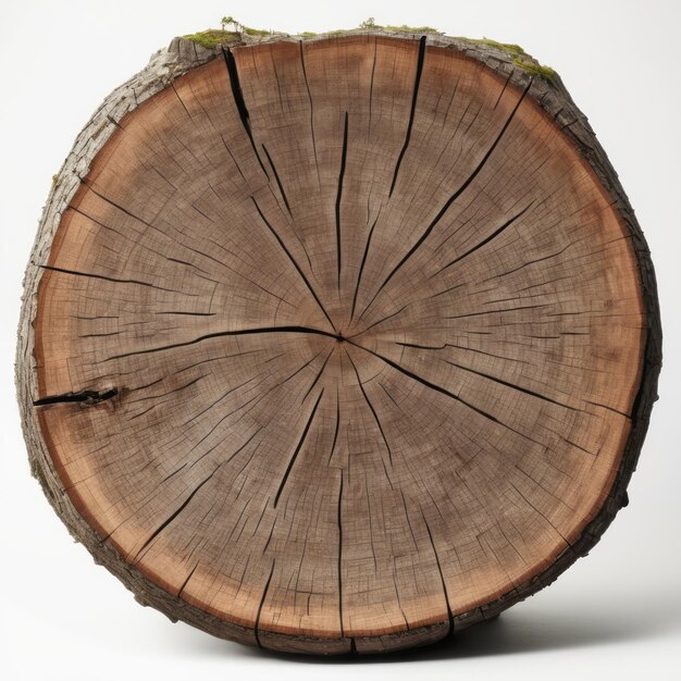 a log with a circular shape and a circular shape