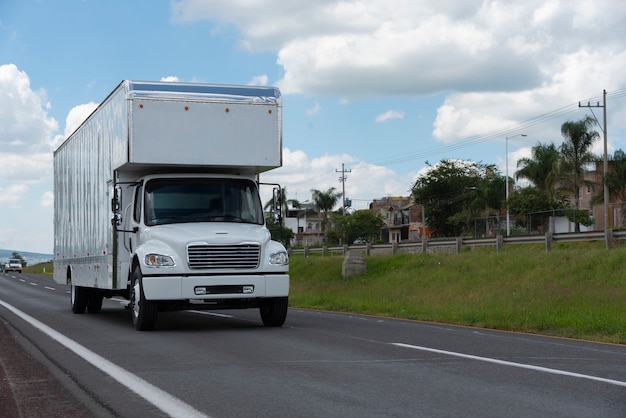 logistic transport cargo truck