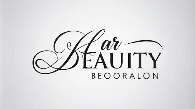 Photo a logo for a beauty beauty salon