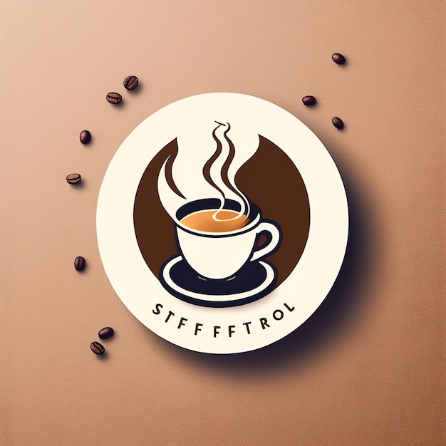 Photo logo for a coffee shop