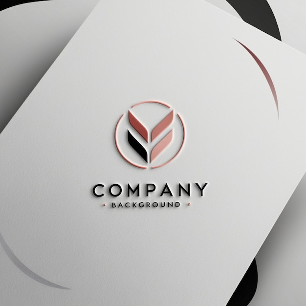 Photo a logo for company company is displayed on a white background