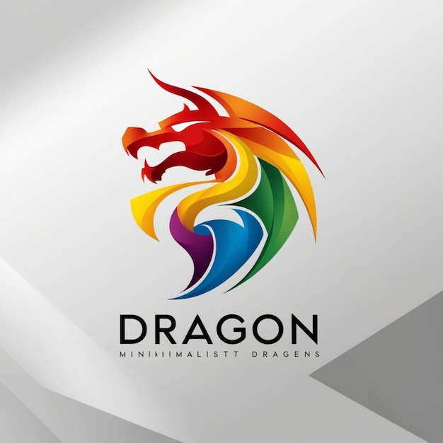 a logo for a dragon with a dragon on it