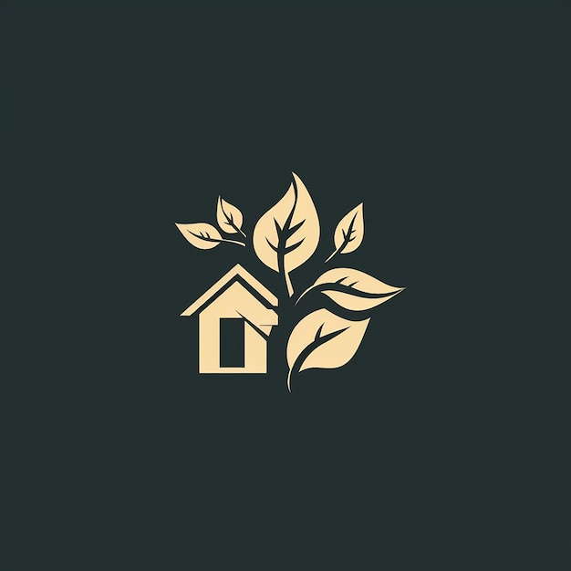 Photo a logo for a home that has the logo of a house on it