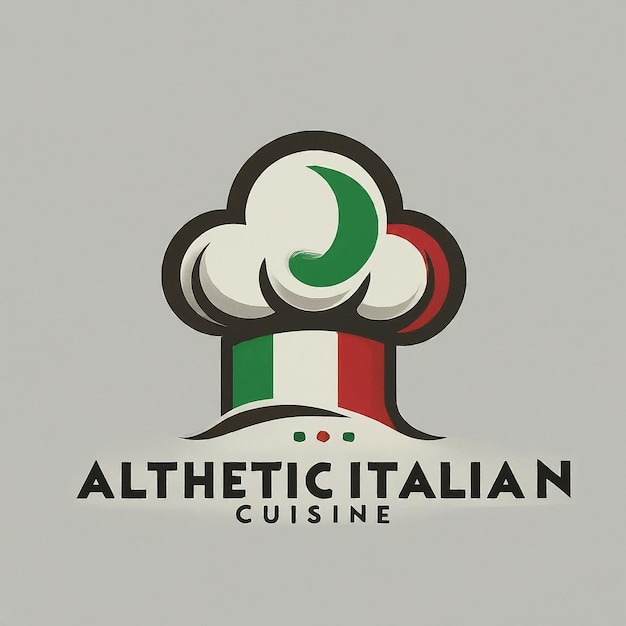 Photo a logo for a italian italian restaurant called italian food