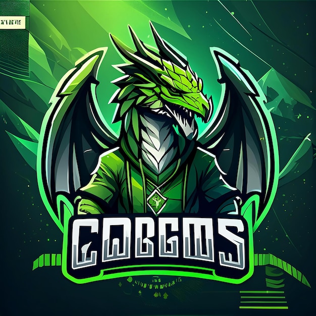 Photo logo mascot for esport and sport