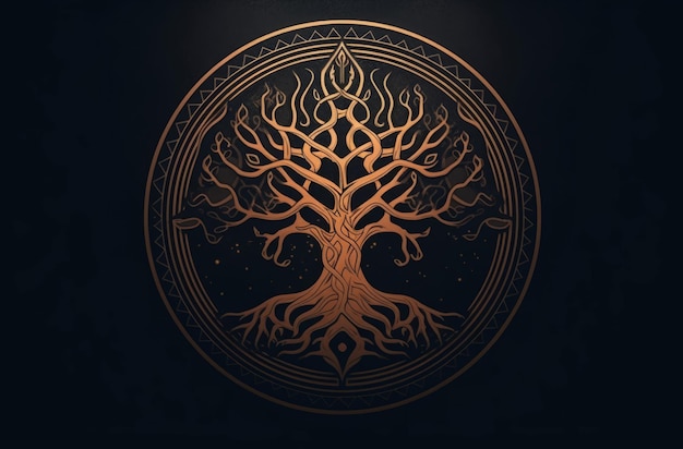 Logo oak tree Generate Ai