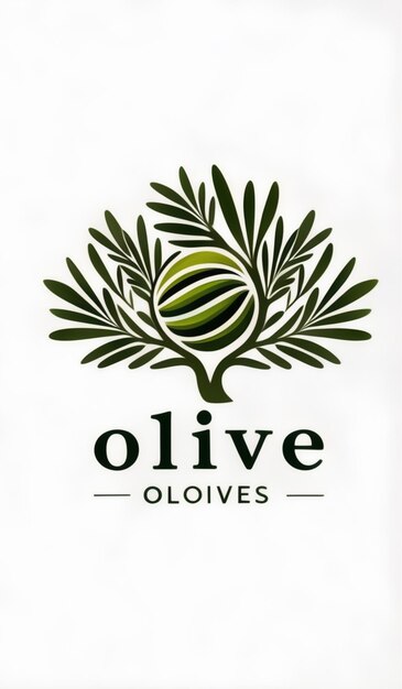 Photo a logo for a olive oil company