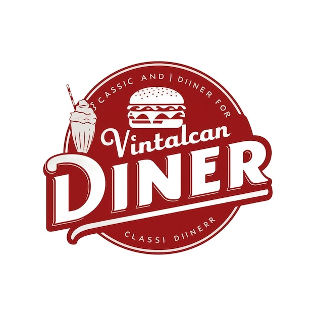 a logo for a restaurant and a hamburger