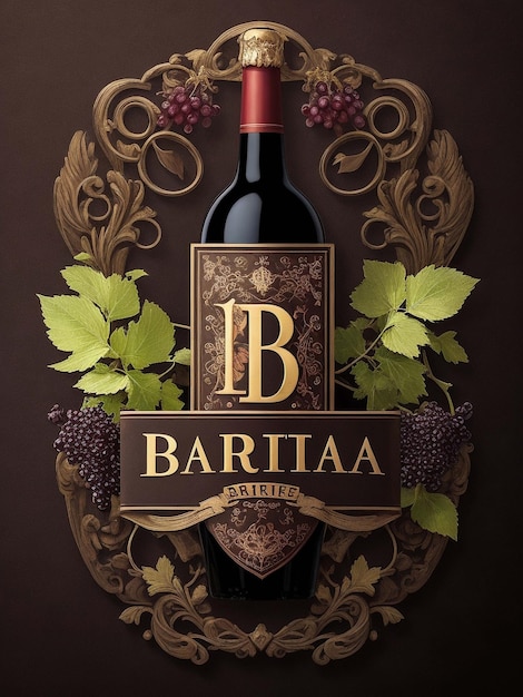 The logo for this brand of homemade wines Barbi