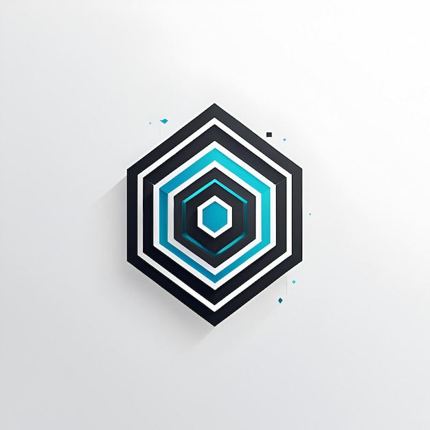 a logo with sleek lines and geometric shapes