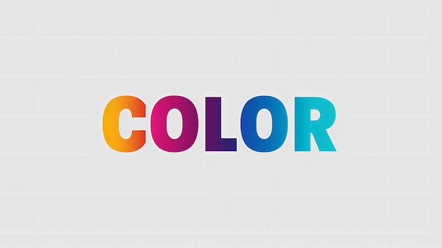 Photo a logo for the word color lab generative ai illustrations