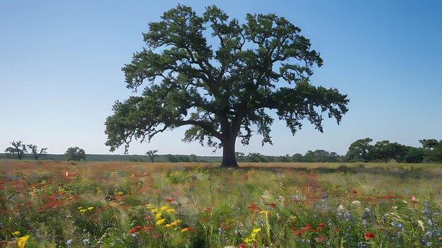 Lone tree Tree Oak image Free for use