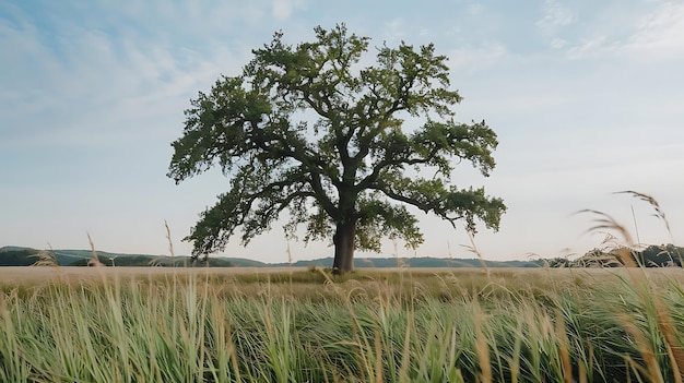 Lone tree Tree Oak image Free for use