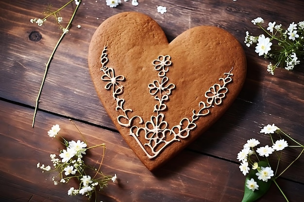 A lonely soul received an unexpected gift a gingerbread cookie shaped like a hear