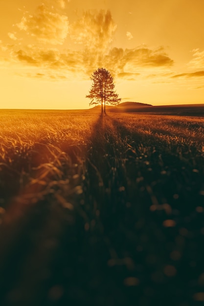 Lonely tree Landscape