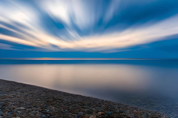 Long Exposure shot of clouds